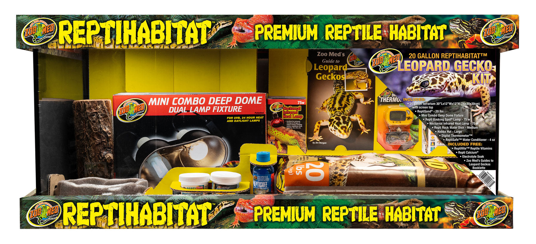 20 Gallon Reptihabitat Zoo Med Reptihabitat Snake Kit Zoo Med